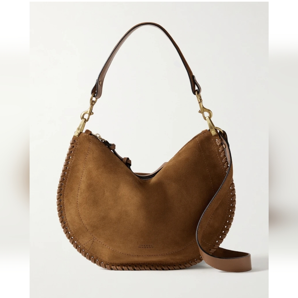 Isabel Marant Leather Brown Bag Elegant Tan Crossbody Purse - Picture 6 of 16